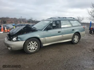 2001 Subaru Legacy Wagon Outback w/RB Equip with VIN 4S3BH665017645702, listed as a Copart auction lot 85477524 with 123,763 mi miles and Salvage Title. Bid and sale history available at carsss.com. Image 1.