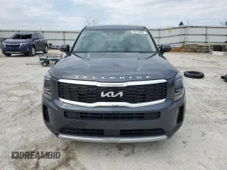 2022 Kia Telluride LX with VIN 5XYP2DHCXNG200934, listed as a Copart auction lot 50776385 with 93,430 mi miles and Salvage title. Bid and sale history available at DreamBid. Image 5.