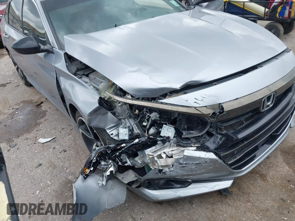 2021 Honda Accord Sport with VIN 1HGCV1F39MA073309, listed as a IAAI auction lot 42140600 with 96,551 mi miles and . Bid and sale history available at DreamBid. Image 6.