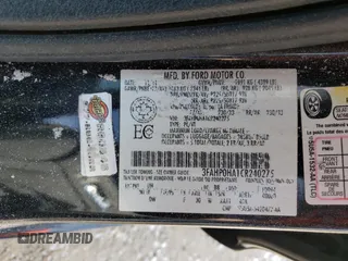 2012 Ford Fusion SE z VIN 3FAHP0HA1CR240275, wystawiony jako Copart lot #54240545 z przebiegiem 279 950 mil mil oraz Szkoda całkowita • Salvage title. Historia ofert i sprzedaży dostępna na DreamBid. Obrazek 12.