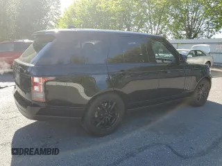 2017 Land Rover Range Rover with VIN SALGR2FK1HA348039, listed as a Copart auction lot 58626775 with 50,748 mi miles and Clean title. Bid and sale history available at DreamBid. Image 3.