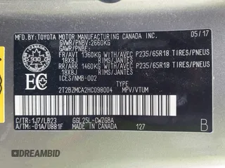 2017 Lexus RX 350 с VIN 2T2BZMCA2HC098004, выставлен на аукционе IAAI как лот 42616492 с пробегом Не указан миль и . История ставок и продаж доступна на DreamBid. Изображение 9.