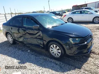 2013 Volkswagen Jetta Sedan S with VIN 3VW2K7AJ9DM353114, listed as a IAAI auction lot 41822324 with 95,658 mi miles. Bid and sale history available at carsss.com. Image 1.