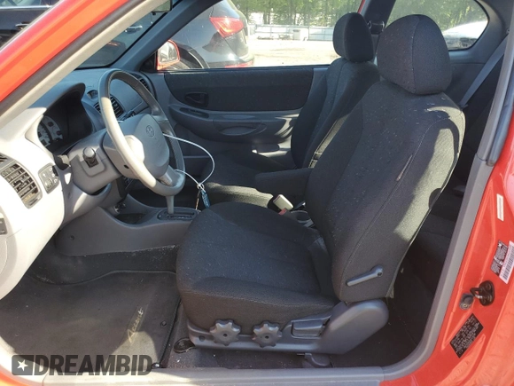 2004 Hyundai Accent GL with VIN KMHCG35C04U318398, listed as a Copart auction lot 53341635 with 79,169 mi miles and Non Repairable. Bid and sale history available at carsss.com. Image 7.