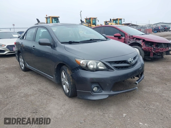 2011 Toyota Corolla L with VIN 2T1BU4EE6BC694212, listed as a IAAI auction lot 42130957 with 152,365 mi miles. Bid and sale history available at carsss.com. Image 1.