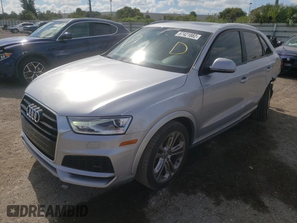 2018 Audi Q3 Premium with VIN WA1BCCFS5JR032069, listed as a Copart auction lot 67421882 with 35,876 mi miles. Bid and sale history available at carsss.com. Image 1.