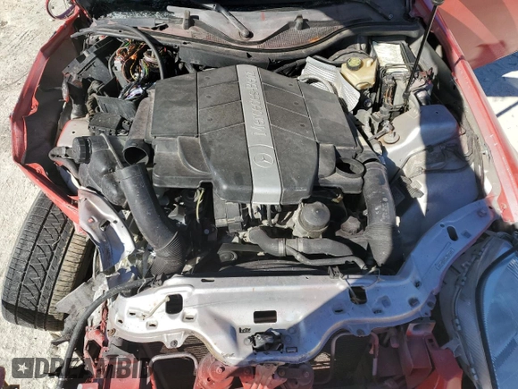 2002 Mercedes-Benz SLK 320 with VIN WDBKK65F72F248313, listed as a Copart auction lot 76538554 with Not Provided miles and Salvage Title. Bid and sale history available at DreamBid. Image 11.