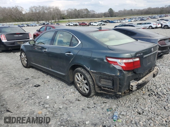 2008 Lexus LS 460 with VIN JTHBL46F485064011, listed as a Copart auction lot 48799195 with 198,182 mi miles and Salvage Title. Bid and sale history available at carsss.com. Image 2.