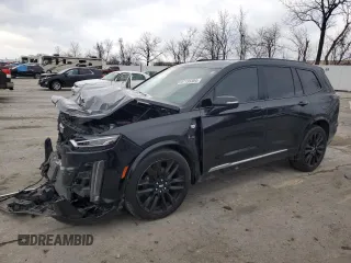 2020 Cadillac XT6 AWD Sport z VIN 1GYKPHRS2LZ129617, wystawiony jako Copart lot #87193304 z przebiegiem Nie podano mil oraz Szkoda całkowita • Salvage title. Historia ofert i sprzedaży dostępna na DreamBid. Obrazek 1.