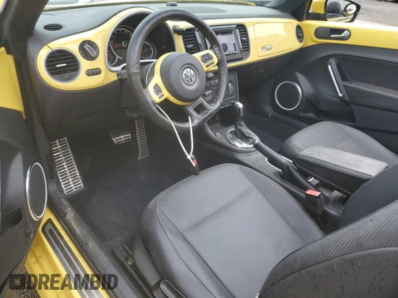 2013 Volkswagen Beetle 2.5L with VIN 3VW5P7AT6DM812504, listed as a Copart auction lot 52156165 with 53,682 mi miles and Salvage Title. Bid and sale history available at DreamBid. Image 8.