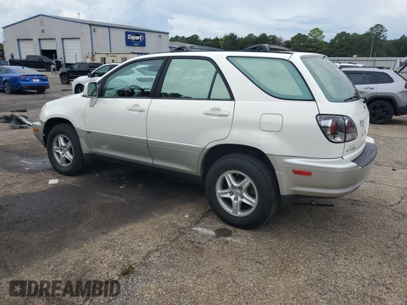 2001 Lexus RX 300 with VIN JTJGF10U910091368, listed as a Copart auction lot 69327224 with 151,106 mi miles and Salvage Title. Bid and sale history available at carsss.com. Image 2.