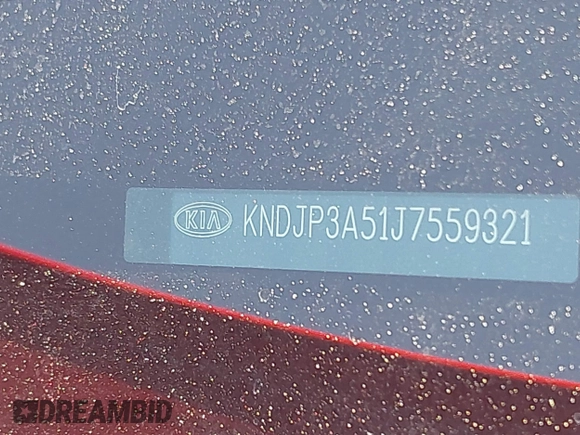 2018 Kia Soul + with VIN KNDJP3A51J7559321, listed as a IAAI auction lot 41858021 with 73,893 mi miles. Bid and sale history available at carsss.com. Image 9.