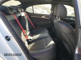 2023 Genesis G70 3.3T with VIN KMTG54TE2PU124578, listed as a Copart auction lot 79160664 with 46,500 mi miles and Salvage Title. Bid and sale history available at DreamBid. Image 10.