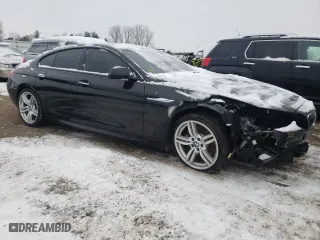 2015 BMW 6 Series 640i xDrive with VIN WBA6B8C56FD453970, listed as a Copart auction lot 71671912 with 77,512 mi miles. Bid and sale history available at carsss.com. Image 4.
