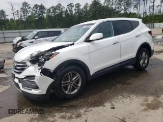 2018 Hyundai Santa Fe 2.4L with VIN 5XYZT3LB1JG564782, listed as a Copart auction lot 51620605 with 126,066 mi miles and Salvage title. Bid and sale history available at DreamBid. Image 1.