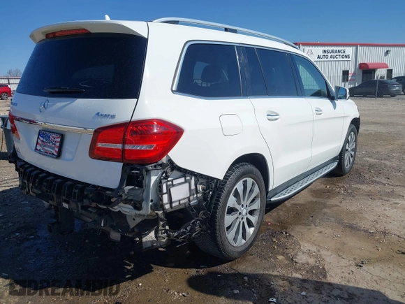 2017 Mercedes-Benz GLS 450 with VIN 4JGDF6EEXHA830879, listed as a IAAI auction lot 41777956 with 96,389 mi miles and . Bid and sale history available at DreamBid. Image 4.