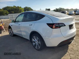 2021 Tesla Model Y Standard Range z VIN 5YJYGDED4MF107030, wystawiony jako Copart lot #66382913 z przebiegiem 39 024 mil mil oraz Szkoda całkowita • Salvage title. Historia ofert i sprzedaży dostępna na DreamBid. Obrazek 2.