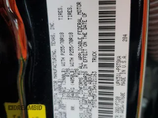 2017 Toyota Tundra SR5 with VIN 5TFEM5F13HX121163, listed as a Copart auction lot 45580715 with 72,137 mi miles and Salvage title. Bid and sale history available at DreamBid. Image 12.