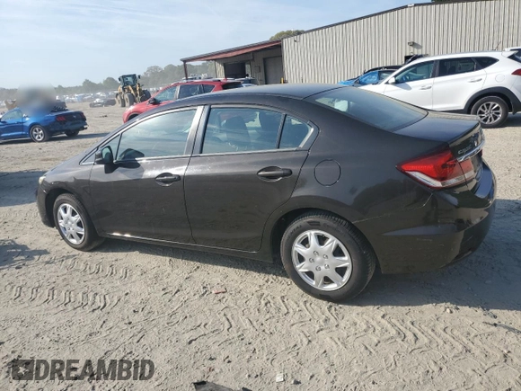 2013 Honda Civic LX with VIN 19XFB2F50DE201977, listed as a Copart auction lot 55669995 with 289,650 mi miles and Clean Title. Bid and sale history available at DreamBid. Image 2.