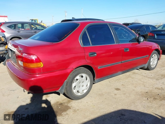 1997 Honda Civic LX with VIN 1HGEJ6678VL030963, listed as a IAAI auction lot 41880866 with 142,472 mi miles. Bid and sale history available at carsss.com. Image 4.