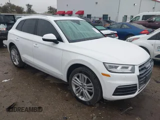 2018 Audi Q5 Premium Plus with VIN WA1BNAFY8J2006741, listed as a IAAI auction lot 40931932 with 84,088 mi miles and . Bid and sale history available at DreamBid. Image 1.