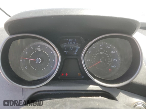 2013 Hyundai Elantra Limited with VIN KMHDH4AE4DU556768, listed as a Copart auction lot 47964085 with 180,594 mi miles and Clean Title. Bid and sale history available at carsss.com. Image 9.