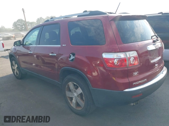 2010 GMC Acadia SLT1 with VIN 1GKLRMED9AJ164627, listed as a IAAI auction lot 42688959 with 179,119 mi miles and . Bid and sale history available at DreamBid. Image 3.