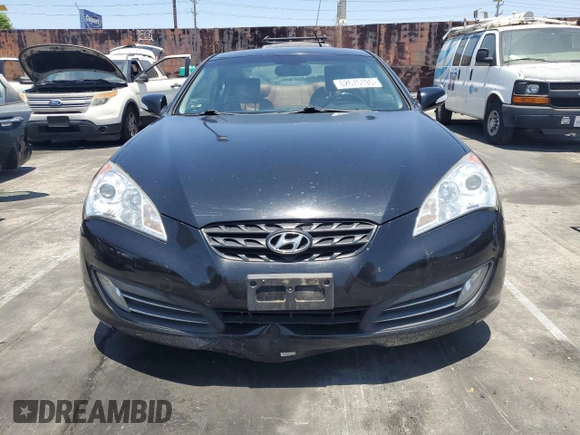 2011 Hyundai Genesis Coupe Grand Touring with VIN KMHHU6KH3BU043705, listed as a Copart auction lot 62675195 with 160,780 mi miles and Clean title. Bid and sale history available at DreamBid. Image 5.