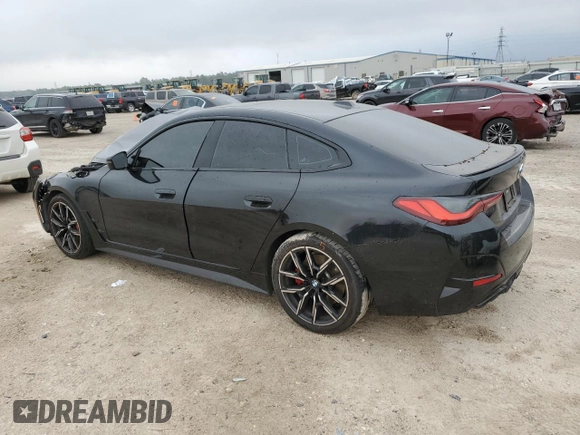 2023 BMW 4 Series M440i with VIN WBA63AW09PFN58030, listed as a Copart auction lot 45165294 with 15,453 mi miles and . Bid and sale history available at DreamBid. Image 2.