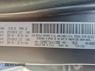2020 Ram 1500 Lone Star with VIN 1C6RREFT3LN117968, listed as a Copart auction lot 64258905 with 62,826 mi miles and Clean title. Bid and sale history available at DreamBid. Image 10.