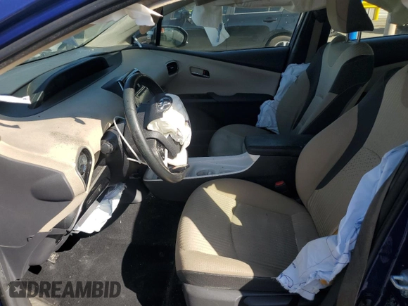 2016 Toyota Prius Four with VIN JTDKARFU1G3500715, listed as a Copart auction lot 56970045 with 335,944 mi miles and Salvage title. Bid and sale history available at DreamBid. Image 7.