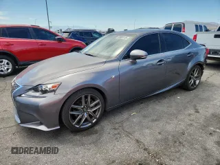 2014 Lexus IS 250 with VIN JTHBF1D28E5015637, listed as a Copart auction lot 61057115 with 55,481 mi miles and Salvage title. Bid and sale history available at DreamBid. Image 1.