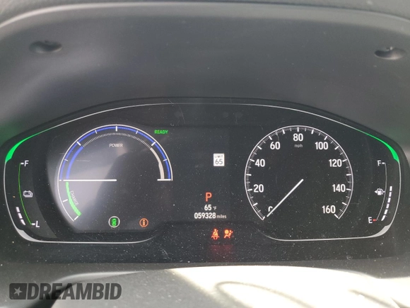 2020 Honda Accord with VIN 1HGCV3F19LA009411, listed as a Copart auction lot 45215105 with 59,328 mi miles and Salvage Title. Bid and sale history available at DreamBid. Image 9.