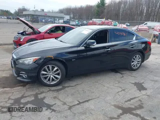 2016 Infiniti Q50 3.0t Premium with VIN JN1EV7AR7GM344539, listed as a IAAI auction lot 42040467 with 162,979 mi miles. Bid and sale history available at carsss.com. Image 14.