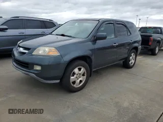 2005 Acura MDX with VIN 2HNYD18295H506247, listed as a Copart auction lot 75089374 with 0 mi miles and Salvage Title. Bid and sale history available at carsss.com. Image 1.