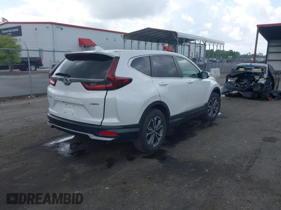 2021 Honda CR-V EX-L z VIN 5J6RW2H89ML008091, wystawiony jako IAAI lot #41977775 z przebiegiem 47 474 mil mil oraz . Historia ofert i sprzedaży dostępna na DreamBid. Obrazek 4.