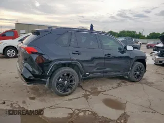 2022 Toyota RAV4 Hybrid SE with VIN JTM16RFV3ND078217, listed as a Copart auction lot 58384155 with 25,207 mi miles and Salvage title. Bid and sale history available at DreamBid. Image 3.