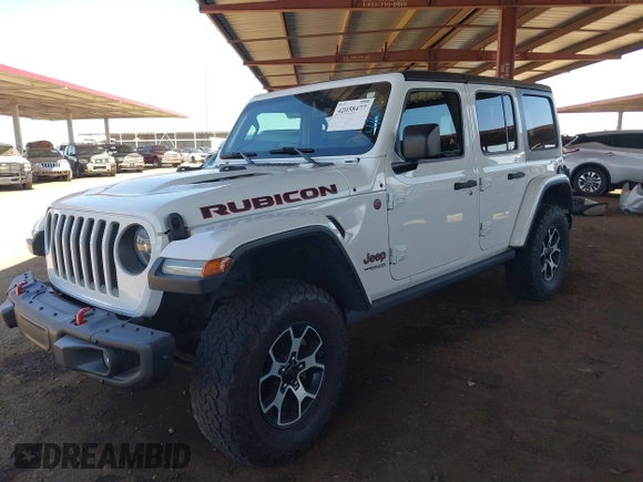 2020 Jeep Wrangler Unlimited Rubicon with VIN 1C4HJXFGXLW107958, listed as a IAAI auction lot 42058477 with 69,951 mi miles and . Bid and sale history available at DreamBid. Image 17.