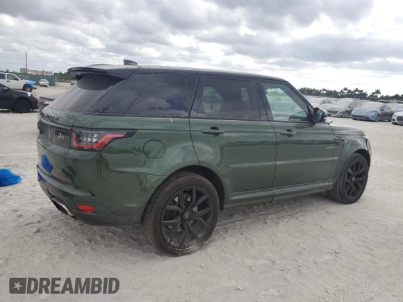 2020 Land Rover Range Rover Sport SVR z VIN SALWZ2RE5LA743951, wystawiony jako Copart lot #54134265 z przebiegiem 124 183 mil mil oraz Nie do naprawy • Non repairable. Historia ofert i sprzedaży dostępna na DreamBid. Obrazek 3.