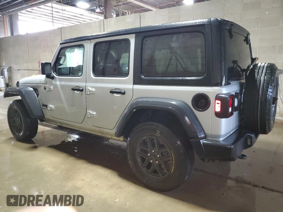 2024 Jeep Wrangler Sport S with VIN 1C4PJXDN8RW252972, listed as a Copart auction lot 66298315 with 34,574 mi miles and Clean title. Bid and sale history available at DreamBid. Image 2.