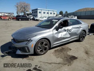 2025 Kia K5 GT-Line with VIN KNAG64J78S5322193, listed as a Copart auction lot 46245835 with 3,521 mi miles and Salvage Title. Bid and sale history available at carsss.com. Image 1.