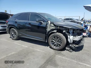 2022 Lexus RX with VIN 2T2YGMDA5NC076315, listed as a Copart auction lot 59921264 with 25,883 mi miles and Salvage Title. Bid and sale history available at carsss.com. Image 4.
