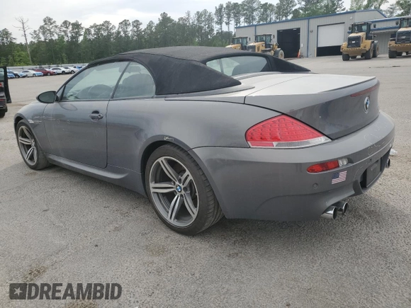 2007 BMW 6 Series M6 z VIN WBSEK93557CY78648, wystawiony jako Copart lot #52179345 z przebiegiem 22 453 mil mil oraz Szkoda całkowita • Salvage title. Historia ofert i sprzedaży dostępna na DreamBid. Obrazek 2.