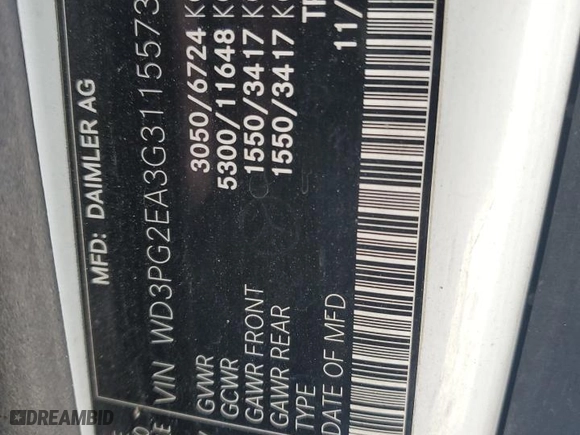 2016 Mercedes-Benz Metris Cargo Van with VIN WD3PG2EA3G3115573, listed as a Copart auction lot 47168305 with 139,279 mi miles and Salvage Title. Bid and sale history available at carsss.com. Image 14.
