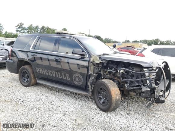 2019 Chevrolet Tahoe Commercial with VIN 1GNLCDEC1KR203421, listed as a Copart auction lot 66270814 with 0 mi miles and Salvage Title. Bid and sale history available at carsss.com. Image 4.