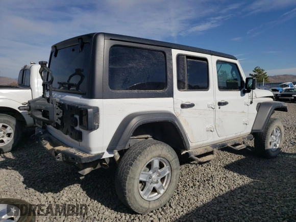 2022 Jeep Wrangler Unlimited Willys with VIN 1C4HJXDM6NW182023, listed as a Copart auction lot 74382123 with Not Provided miles and . Bid and sale history available at DreamBid. Image 3.