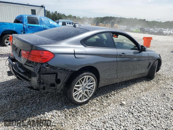 2015 BMW 4 Series 428i with VIN WBA3N7C51FK225309, listed as a Copart auction lot 55504705 with 80,834 mi miles and Salvage title. Bid and sale history available at DreamBid. Image 3.