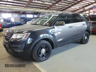 2018 Ford Police Interceptor Utility z VIN 1FM5K8AR5JGA27100, wystawiony jako Copart lot #58722565 z przebiegiem 95 481 mil mil oraz Tytuł czysty. Historia ofert i sprzedaży dostępna na DreamBid. Obrazek 1.
