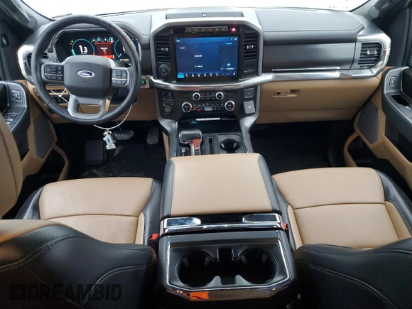 2021 Ford F-150 XL with VIN 1FTFX1E85MKD62166, listed as a Copart auction lot 79425944 with 52,130 mi miles and Salvage title. Bid and sale history available at DreamBid. Image 8.