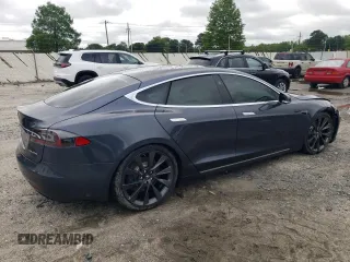 2020 Tesla Model S Long Range with VIN 5YJSA1E24LF360335, listed as a Copart auction lot 57947265 with 50,672 mi miles and Clean title. Bid and sale history available at DreamBid. Image 3.